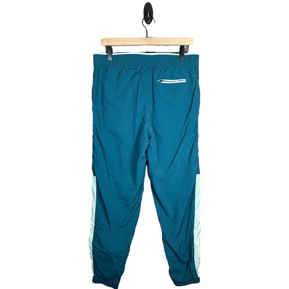 Women's Reebok Teal 'Dragonfly' Windbreaker Tracksuit Joggers Pants Size Medium - Picture 3 of 4